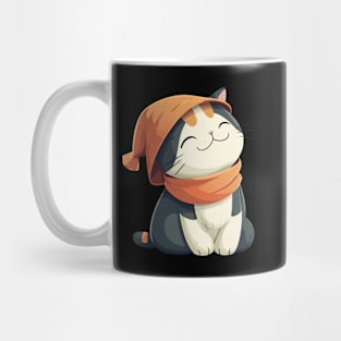 Smiling Kawaii Cat Mug